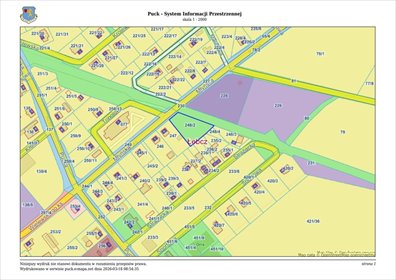 działka na sprzedaż 1669m2 działka Łebcz
