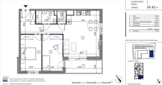 mieszkanie na sprzedaż 69m2 mieszkanie Poznań, Starołęka, Wagrowska