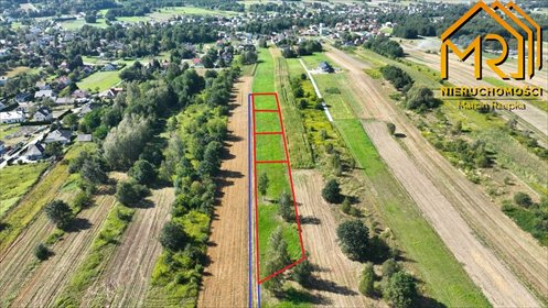 Działki budowlane w Skrzyszowie (4 sztuki, 816 m²) działka Skrzyszów