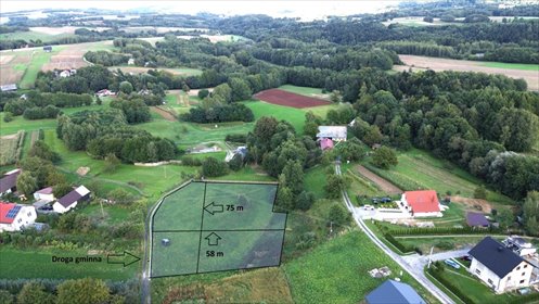 działka na sprzedaż 3847m2 działka Ropczyce, Leśna