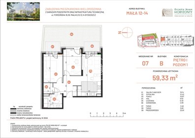 mieszkanie na sprzedaż 59m2 mieszkanie Bydgoszcz, Fordońska