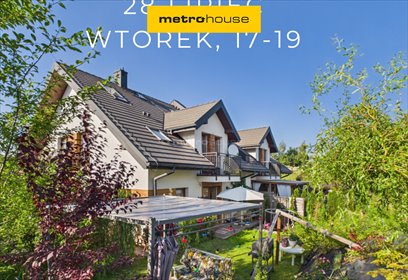 Dom z magicznym ogrodem w Michałowicach - polecam! dom Michałowice, Za Dworem