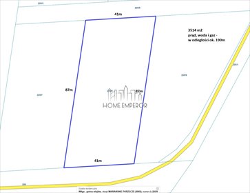 działka na sprzedaż 3514m2 działka Mariańskie Porzecze