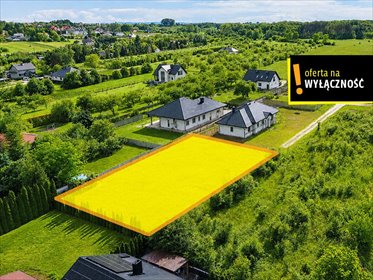 Działka budowlana 1003 m² z mediami w Busku-Zdroju działka Busko-Zdrój, Chabrowa