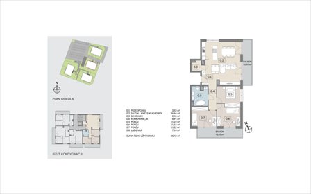 mieszkanie na sprzedaż 88m2 mieszkanie Poznań, Naramowice, Naramowicka