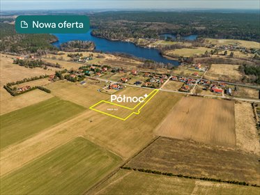 Działka 4 854 m² pod dom i biznes w Pieckach z dostępem do infrastruktury działka Piecki