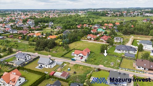 Działka budowlana 1028 m² z mediami, ogrodzona, w spokojnym osiedlu działka Nowe Gizewo