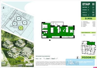 mieszkanie na sprzedaż 53m2 mieszkanie Rzeszów, Dębicka