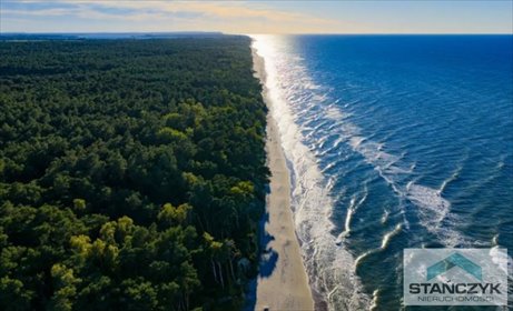 Działka 927 m² pod zabudowę, media, blisko plaży działka Łukęcin