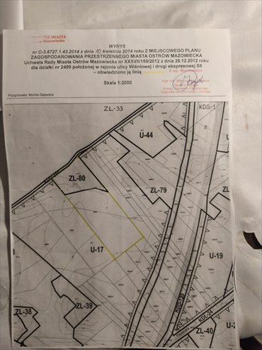 Działka na sprzedaż 13075m2 działka Ostrów Mazowiecka