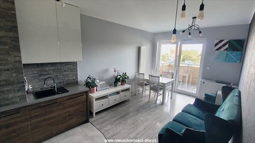 Polecam nowoczesne 3-pokojowe mieszkanie 48 m² z balkonem i miejscem garażowym mieszkanie Bydgoszcz, Fordon