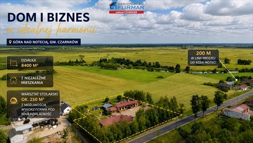 Dom 346 m² z ogrodem i warsztatem polecam dom Góra nad Notecią