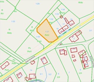 działka na sprzedaż 1115m2 działka Lubań, Zawidowska
