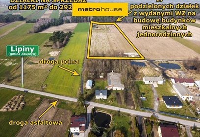 Działki Lipiny z warunkami zabudowy - zapraszam działka Lipiny