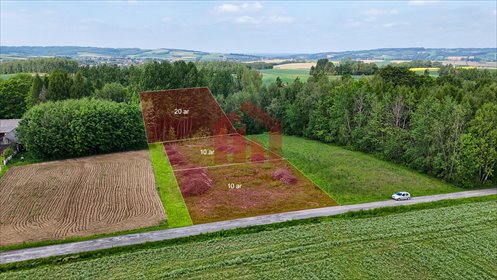 Widokowe działki w Będzienicy z lasem, 20 km od Rzeszowa działka Będzienica