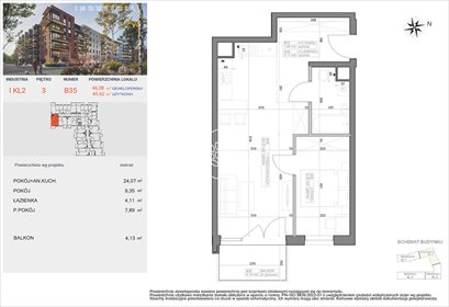 mieszkanie na sprzedaż 45m2 mieszkanie Bydgoszcz, Bocianowo, Pomorska