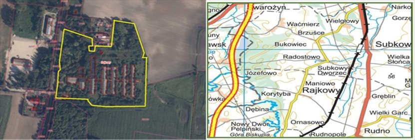 działka na sprzedaż 47227m2 działka Rajkowy