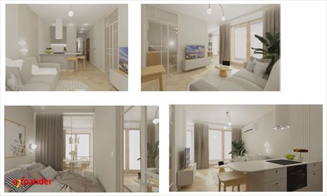 Nowoczesne 41,5 m² z projektem aranżacji, blisko centrum mieszkanie Wrocław, Szybka