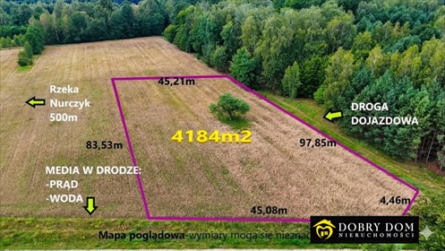 działka na sprzedaż 4184m2 działka Pokaniewo-Kolonia