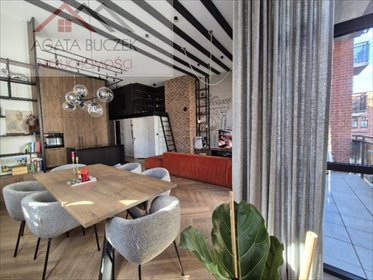 Zapraszam do obejrzenia loftowego mieszkania 83 m² z balkonem i garażem mieszkanie Wrocław, Śródmieście, Jedności Narodowej