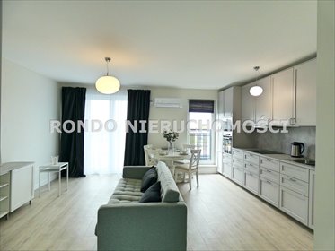 Elegancki 3-pokojowy apartament z balkonami i garażem mieszkanie Wrocław, Krzyki, Huby