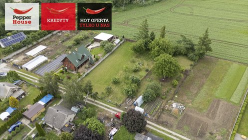 Działka 1468 m² z projektem w Żuławach Wiślanych działka Różewo