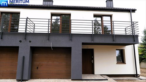 Nowoczesny bliźniak 143m2 z tarasem i pompą ciepła dom Osowiec