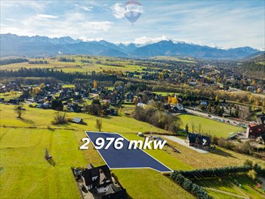 działka na sprzedaż 2976m2 działka Poronin