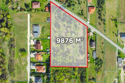 Duża działka 9876 m² z planem zagospodarowania i dostępem do mediów działka Jadwinin