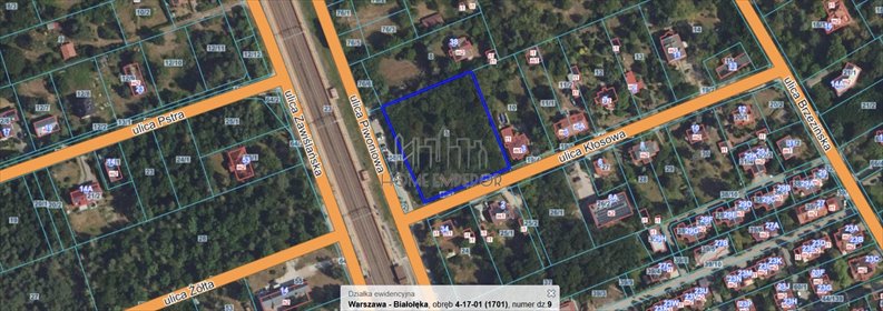 Działka pod zabudowę 2 domów, narożnik, asfalt. działka Warszawa, Białołęka, Choszczówka, Piwoniowa