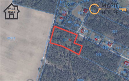 Działka 5470 m² z oczkiem wodnym i lasem - zapraszam działka Nowy Wiec