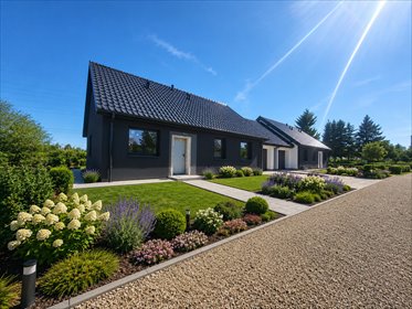 Polecam komfortowy dom bliźniak 109 m² z garażem w Stargardzie dom Stargard