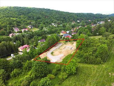 Działka z fundamentem pod dom i panoramicznym widokiem działka Głojsce