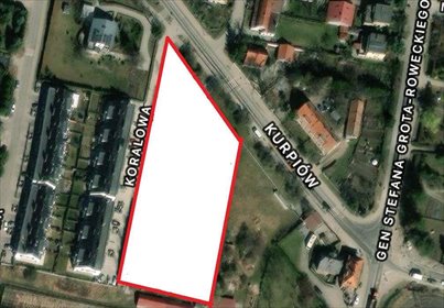 działka na sprzedaż 4900m2 działka Wrocław, Krzyki, Ołtaszyn, ul. Kurpiów