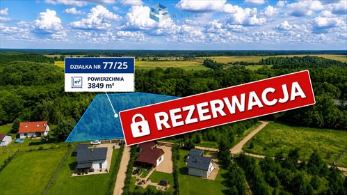działka na sprzedaż 3850m2 działka Durąg