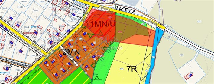 działka na sprzedaż 10000m2 działka Głosków, Runowska