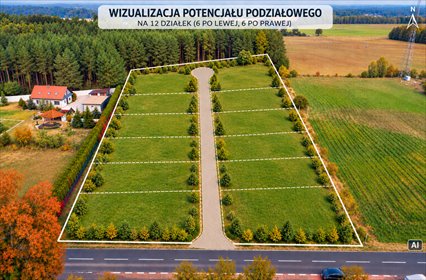 działka na sprzedaż 17870m2 działka Lubsko