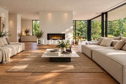 Nowoczesny dom 375 m² z lasem i tarasem. dom Kąty