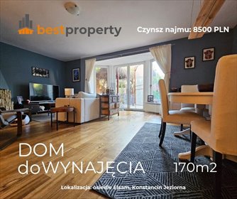 dom na wynajem 170m2 dom Konstancin-Jeziorna, Cegielnia-Obory, osiedle Elsam