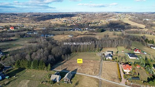 Działka budowlana 1100 m² w Krzyszkowicach (plan MN1) działka Krzyszkowice
