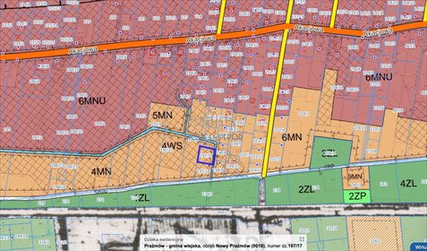 Działka pod dom jednorodzinny, media, plan zagospodarowania. działka Nowy Prażmów, Akacjowa
