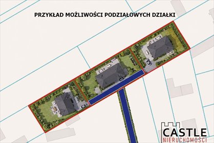 Działka inwestycyjna 2601 m² w Bninie, podział na 3 polecam! działka Kórnik, Bnin