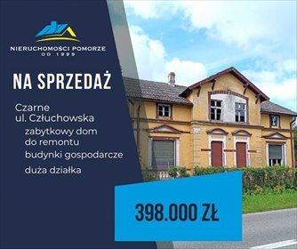 dom na sprzedaż 328m2 dom Czarne, Człuchowska