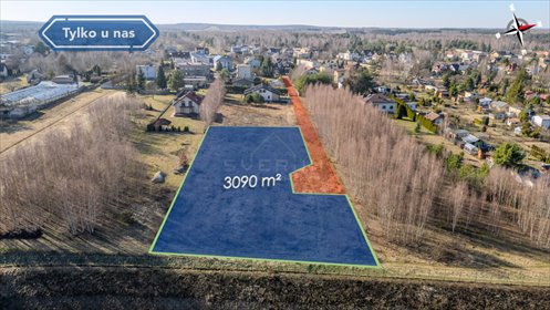 działka na sprzedaż 3090m2 działka Częstochowa, Grabówka, Gminna