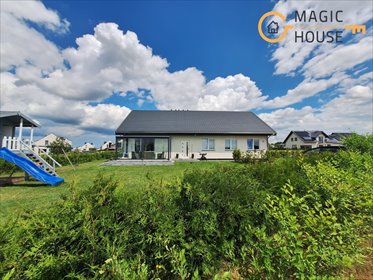 Zapraszam do obejrzenia nowoczesnego domu 145 m² z ogrodem 1000 m² w Skowarczu dom Skowarcz