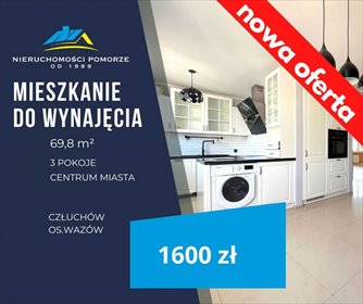 mieszkanie na wynajem 70m2 mieszkanie Człuchów, Os.Wazów