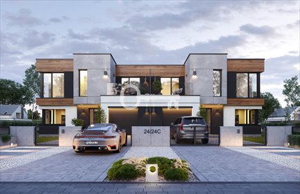 Nowoczesny dom bliźniaczy z systemem Smart Home i ekologicznymi rozwiązaniami dom Stara Wieś, Poziomkowa