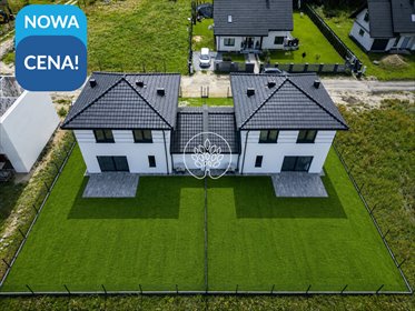 Zapraszam do obejrzenia nowoczesnego domu bliźniaczego 126 m² z ogrodem i garażem dom Strzelce Górne