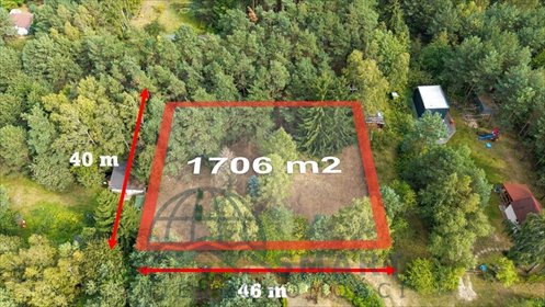 działka na sprzedaż 1704m2 działka Klęk