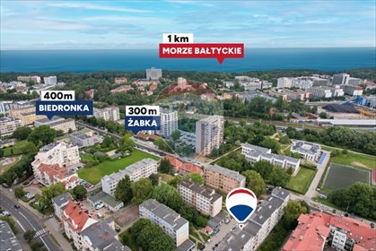 Do sprzedania funkcjonalne 3-pokojowe mieszkanie 43 m² w Kołobrzegu mieszkanie Kołobrzeg, Unii Lubelskiej